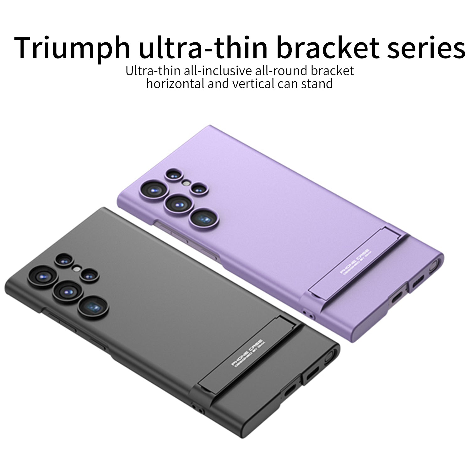 GKK Til Samsung Galaxy S23 Ultra Kickstand Telefon Case Hard Slim PC Bagcover GKK Til Samsung Galaxy S23 Ultra Kickstand Telefon Case Hard Slim PC Bagcover